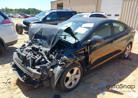 2012 Hyundai Elantra Gls z USA, uszkodzony, nr VIN 5NPDH4AE9CH072480